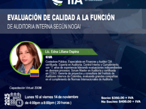 Evaluación de Calidad a la Función de Auditoría Interna según las NOGAI