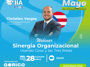 Sinergia organizacional usando COSO y las tres lineas