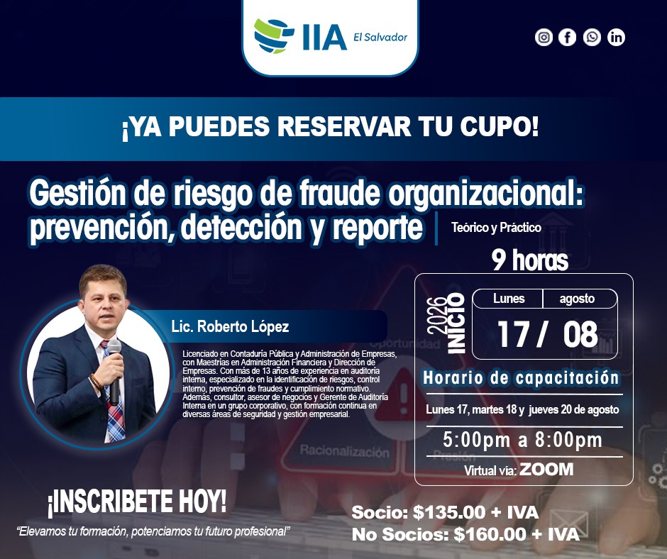 Gestión de riesgo de fraude organizacional